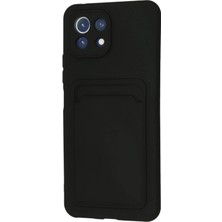 Vera Vtc  Xiaomi Mi 11 Kılıf Kelvin Kartvizitli Silikon - Siyah 965874