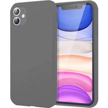 Vera Vtc  iPhone 11 Kılıf First Silikon - Gri 965874