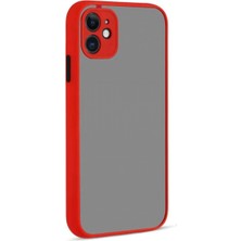 Vera Vtc  iPhone 12 Kılıf Montreal Silikon Kapak - Kırmızı 965874