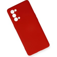 Vera Vtc  Oppo Reno 5 Pro Kılıf Nano Içi Kadife Silikon - Kırmızı 965874