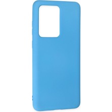 Vera Vtc  Samsung Galaxy S20 Ultra Kılıf Nano Içi Kadife Silikon - Mavi 965874