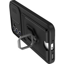 Vera Vtc  Samsung Galaxy A56 Kılıf Zuma Kartvizitli Yüzüklü Silikon - Siyah 965874