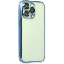 Vera Vtc  iPhone 14 Pro Kılıf  Lensli Silikon - Açık Mavi 965874