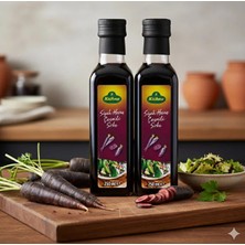 Kühne Çeşnili Siyah Havuç Sirke Cam 250 ml 2 Adet