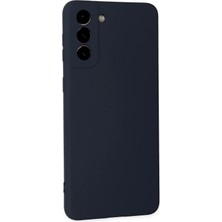 Vera Vtc  Samsung Galaxy S21 Plus Kılıf Nano Içi Kadife Silikon - Lacivert 965874