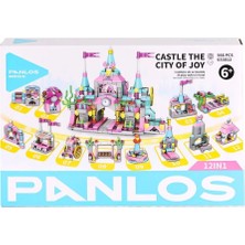 isiltikidsmoda P633012 Panlos Tuğla Şehri 556 Parça Blok Seti -Vagon Life