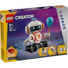 isiltikidsmoda 31164   Creator 3in1 - Uzay Robotu 281 Parça +8 Yaş