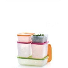 Tupperware Alaska Yemek Set 5'li Hafif ve Taşınabilir Yiyecek Saklama Kapları