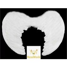 Gray Line Gry Beyaz Renkli Küçük Boy Bebek Melek Kanadı 30X45 cm Nel1