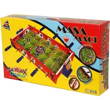 isiltikidsmoda 402 Ahşap Masa Maçı Oyunu Orta Boy -Akçiçek Oyuncak