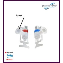 Çınaroğlu Ticaret Aqua Vision SS01B Su Sebili Musluk Takım , Sebil Sıcak ve Soğuk Su Çeşme Musluğu Seti