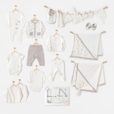 isiltikidsmoda AC25562 Newborn Set Tinny Ships 20'li Hastane Çıkışı Ekru