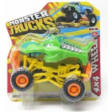 Megola Store Monster Trucks 4x4 Dinozor Tasarımlı Oyuncak Araba – Büyük Teker Off Road Canavar Araba