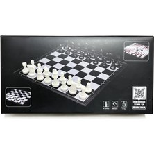 isiltikidsmoda VRD10665 Katlanabilir Satranc Tavla ve Dama Seti