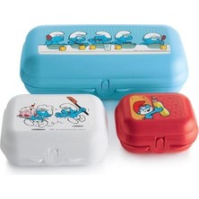 Tupperware Beslenme Kabı Istiridye 3'lü Set Şirinler