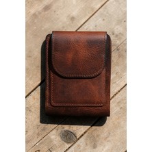 Tılsım Tekno İsme Özel Hakiki Deri Erkek Cüzdan ve Kartlık El Yapımı 10 Kart Bölmeli İnce ve Şık Tasarım(10x8 Cm)