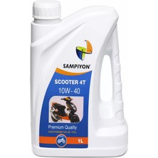 Şampiyon Scooter 4t 10W-40 Motosiklet Motor Yağı 1 Lt