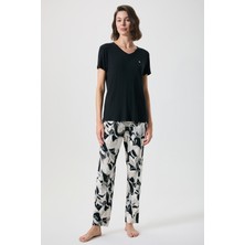 Penye Mood Viskon Pijama Takımı