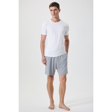 First Touch Bisiklet Yaka Modal Şort Takım