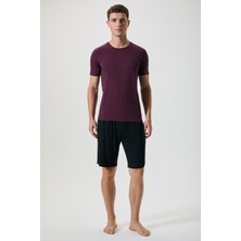 First Touch Bisiklet Yaka Modal Şort Takım