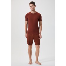 First Touch Bisiklet Yaka Modal Şort Takım