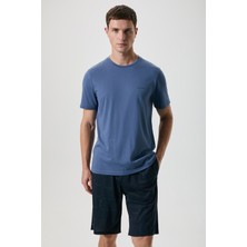 First Touch Pamuk Modal Bisiklet Yaka Şort Takım