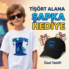 BarsDepo Six Seven Baskılı Tişört – Şapka Hediyeli Set | Premium Kalite