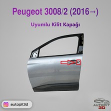 AutoPit 3D Peugeot 3008 Iı (2016 → ) Uyumlu Kilit Kapağı Ön Sol Taraf