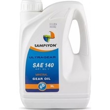 Şampiyon Ultragear 140 Düz Dişli Yağı 3 Lt