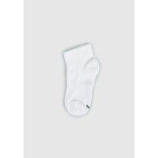 Beyaz  Eclipse Sport ES005 Beyaz Yarım Spor Tekli Çorap