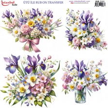 İstanbul Hobi Ütü ile Rub On Transfer Kağıdı 30X30CM RB-211