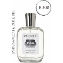 Pardole E-208 Odunsu Baharatlı Favoris Erkek Parfum - 50 ml – Safran,  Paçuli, Oud, Deri
