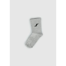 Gri  Eclipse Sport ES100 Gri Tenis Tekli Çorap ES100 35/38