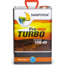 Şampiyon Pro-Max 15W-40 Cf-4 Ağır Hizmet Dizel Motor Yağı 16 Lt Teneke