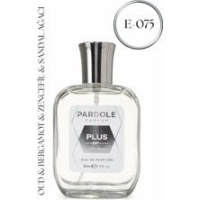 Pardole E-075 Oryantal Odunsu Favoris Erkek Parfum - 50 ml – Oud, Bergamot, Zencefil, Sandal Ağacı
