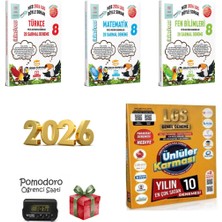 Sinan Kuzucu Yayınları 2.doz Türkçe,mat,fen ve Ünlüler Karması Lgs Genel Deneme Kronometre Hediye