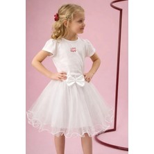 Kız Çocuk Etek Beli Lastikli Şık 23 Nisan,29 Ekim ve Doğum Günü Eteği