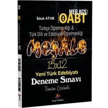 Dizgi Kitap 2026 Meb Ags Öabt Meşale Türkçe Öğretmenliği & Türk Dili ve Edebiyatı Öğretmenliği Yeni Türk Edebiyatı Tamamı Çözümlü 15 Deneme Sınavı