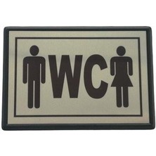 Cemax Yönlendirme Küçük Wc Bay Bayan 10X7 cm