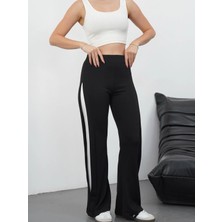 Yandan Katlamalı Pantolon Siyah