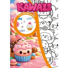 İthaki Çocuk Yayınları Kawaii Çıkartmalı Boyama Kitabı