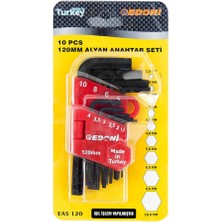 Zemira Edoni 120 mm 10 Parça Alyan Seti Siyah