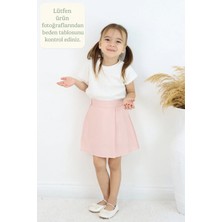 🌸 Kız Çocuk Pileli Etek – Bel Lastikli, Modern ve Rahat Tasarım 🌸