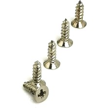 Klips, Menteşe, Ayak, Ağaç, Sunta Vidası 2,2x6,5mm - Nikel 100 Adet