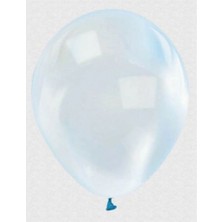 Hayaller Dükkanı Balon Ekstra Şeffaf Mavi 100 Adet