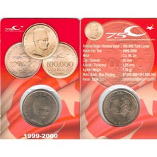 Emir Koleksiyon 1999 Yılı Türkiye Cumhuriyeti 100.000 Türk Lirası Özel Kitinde