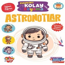 Etkinlikli Kolay Boyama -Astronotlar