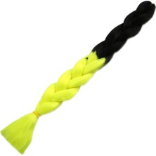 Afrika Örgülük Sen Ombreli 100 Gr. / Siyah / Neon Sarı