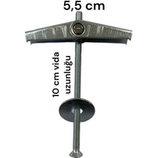 Alçıpan Askı Dübel Yaylı 12X95 5 Adet