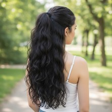 Fiber Sen Dalgalı 8 Parça Çıt Çıt / Siyah